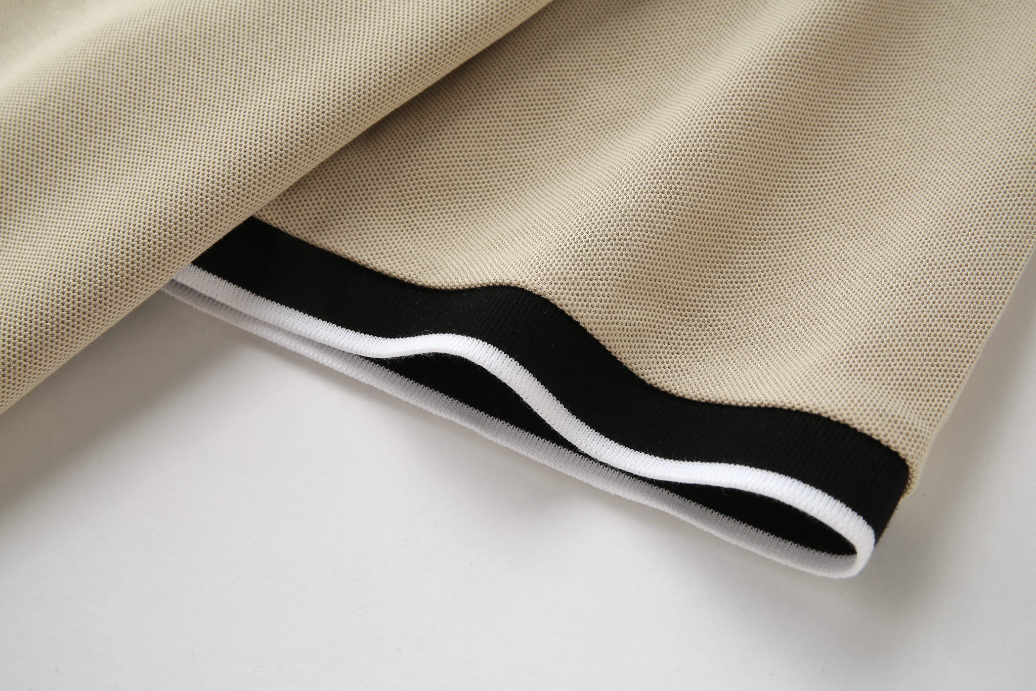 Camiseta 22340# Tipo Polo Khaki Para Hombre