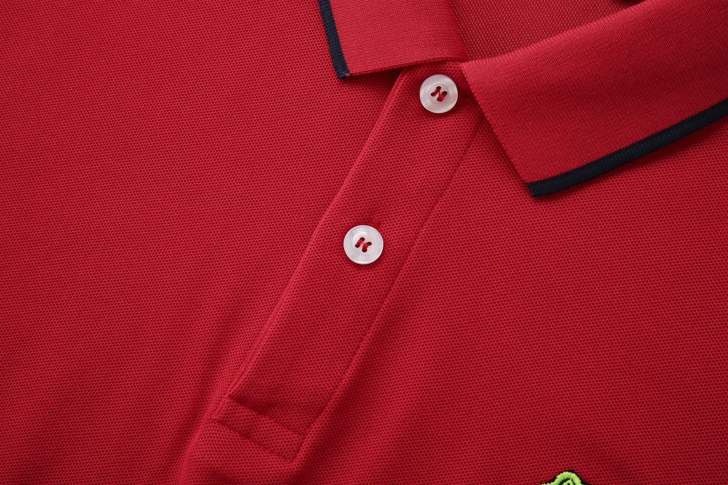 Camiseta 22369# Tipo Polo Roja Para Hombre