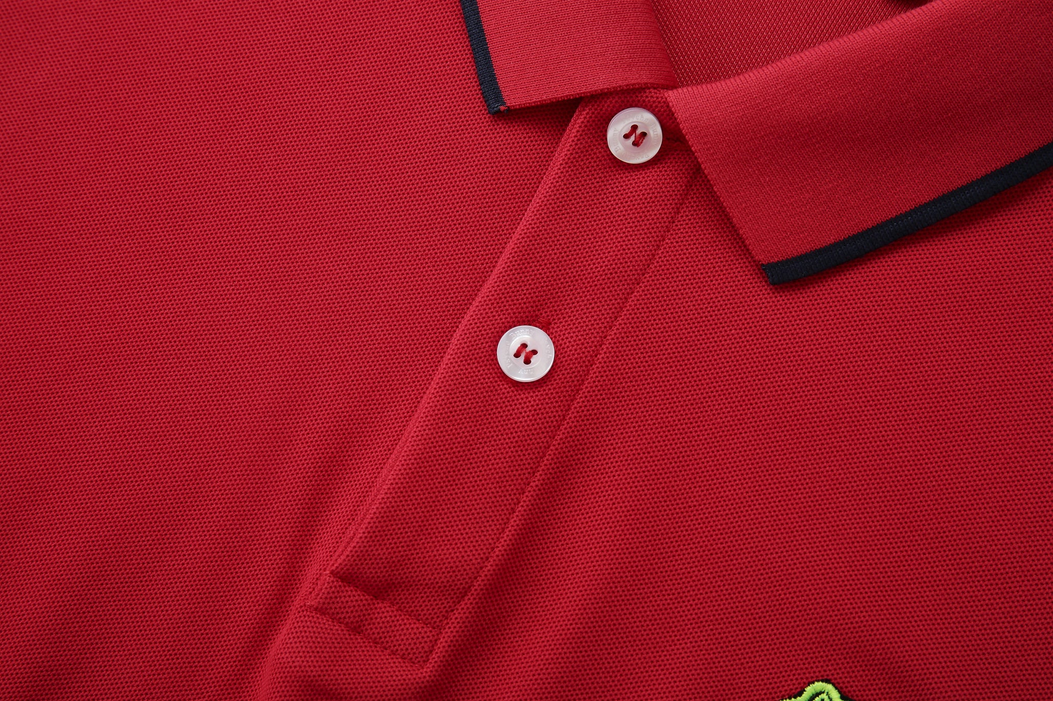 Camiseta 22369# Tipo Polo Roja Para Hombre
