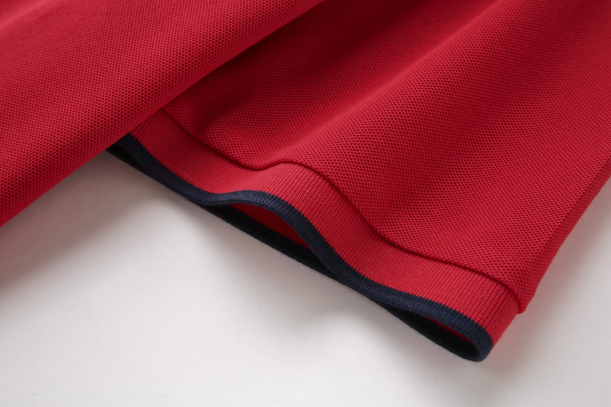 Camiseta 22369# Tipo Polo Roja Para Hombre