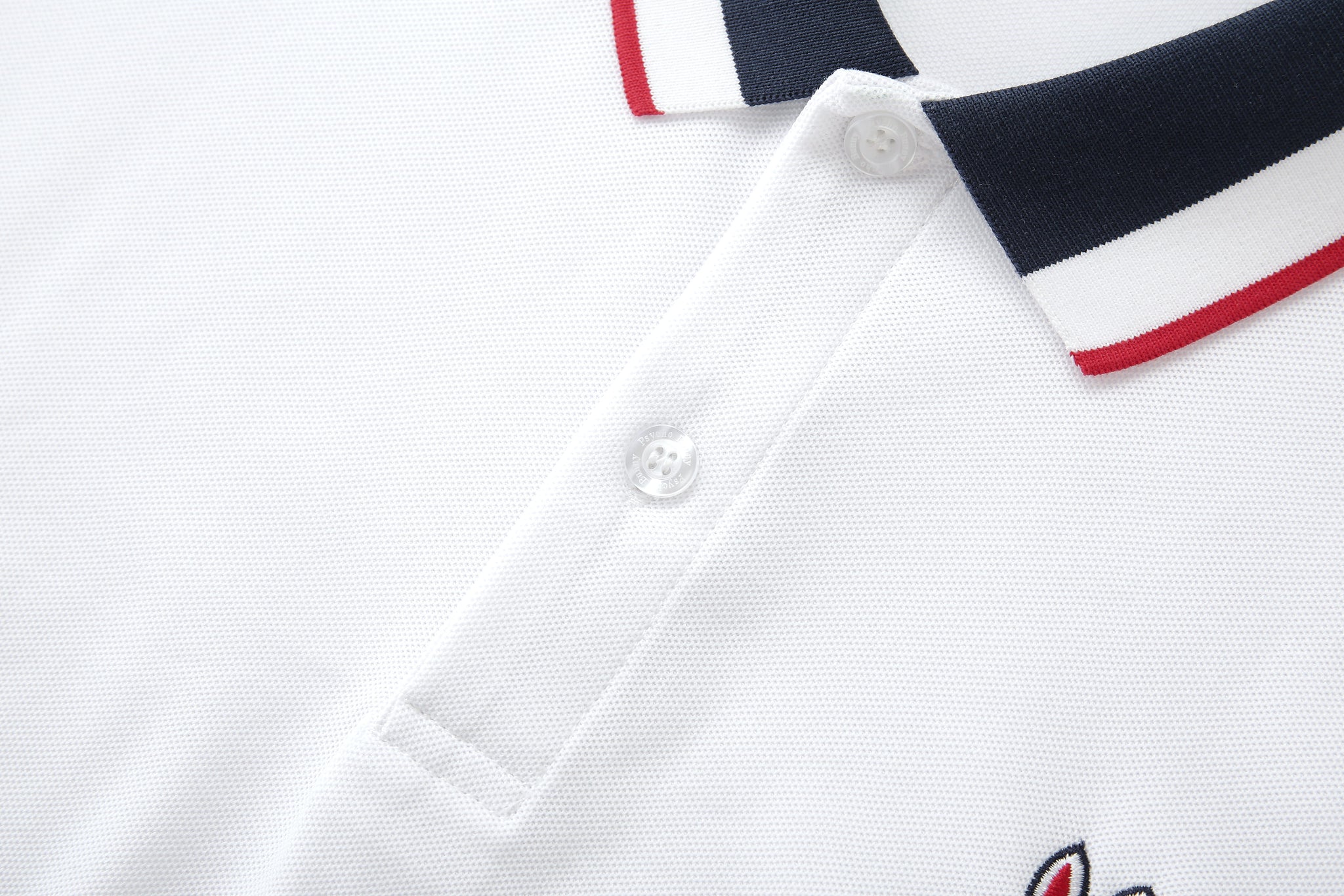 Camiseta 22474 Tipo Polo Blanca Para Hombre