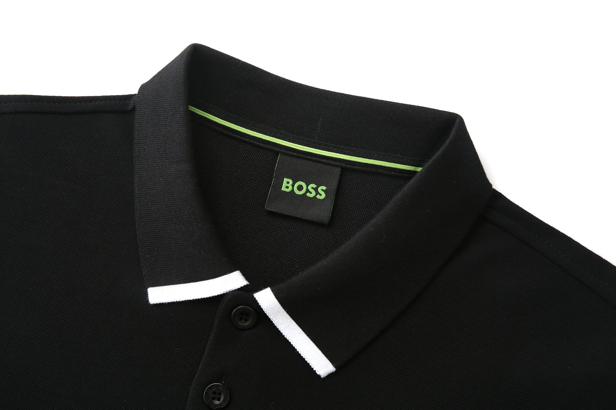 Camiseta 22352#  Tipo Polo Negra Para hombre