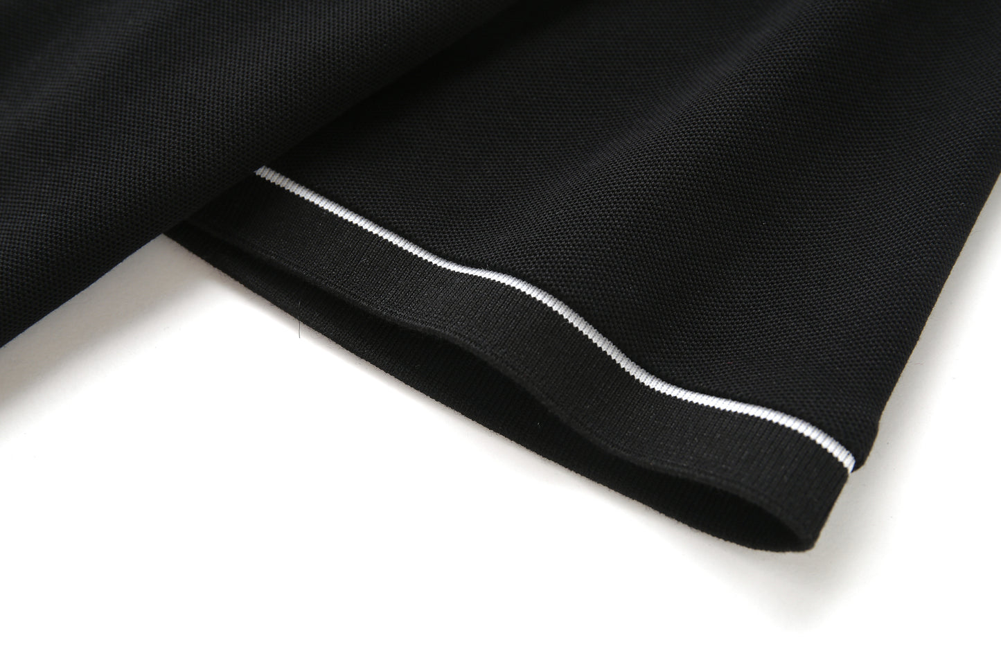 Camiseta 22352#  Tipo Polo Negra Para hombre