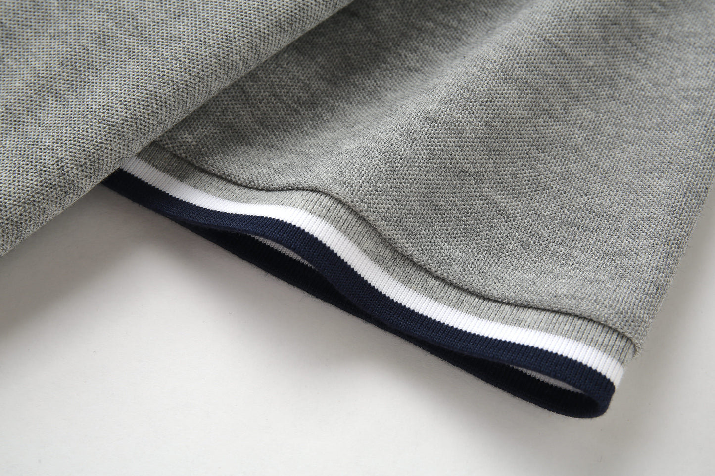 Camiseta 34591# Tipo Polo Gris Para Hombre