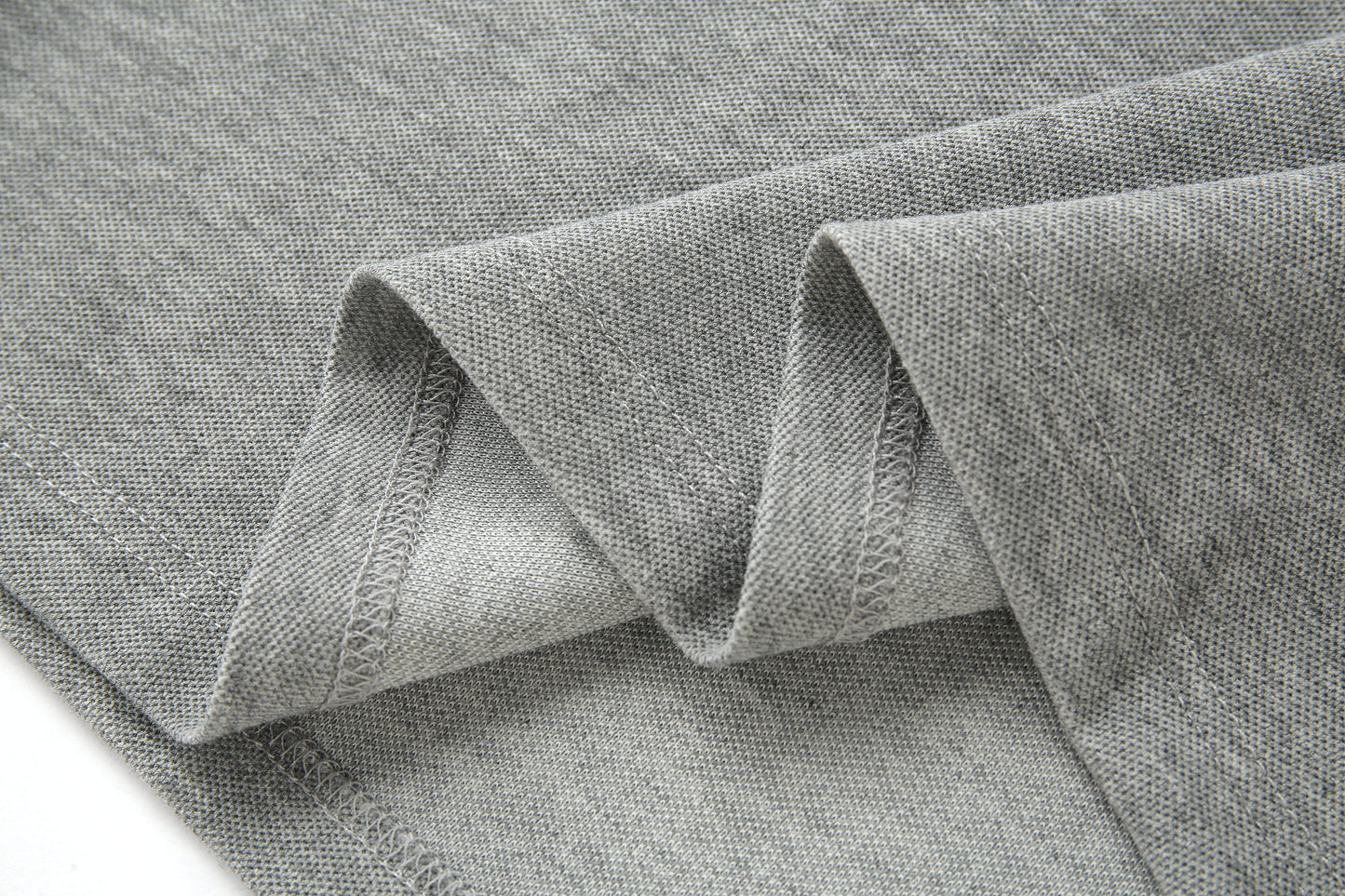 Camiseta 34591# Tipo Polo Gris Para Hombre