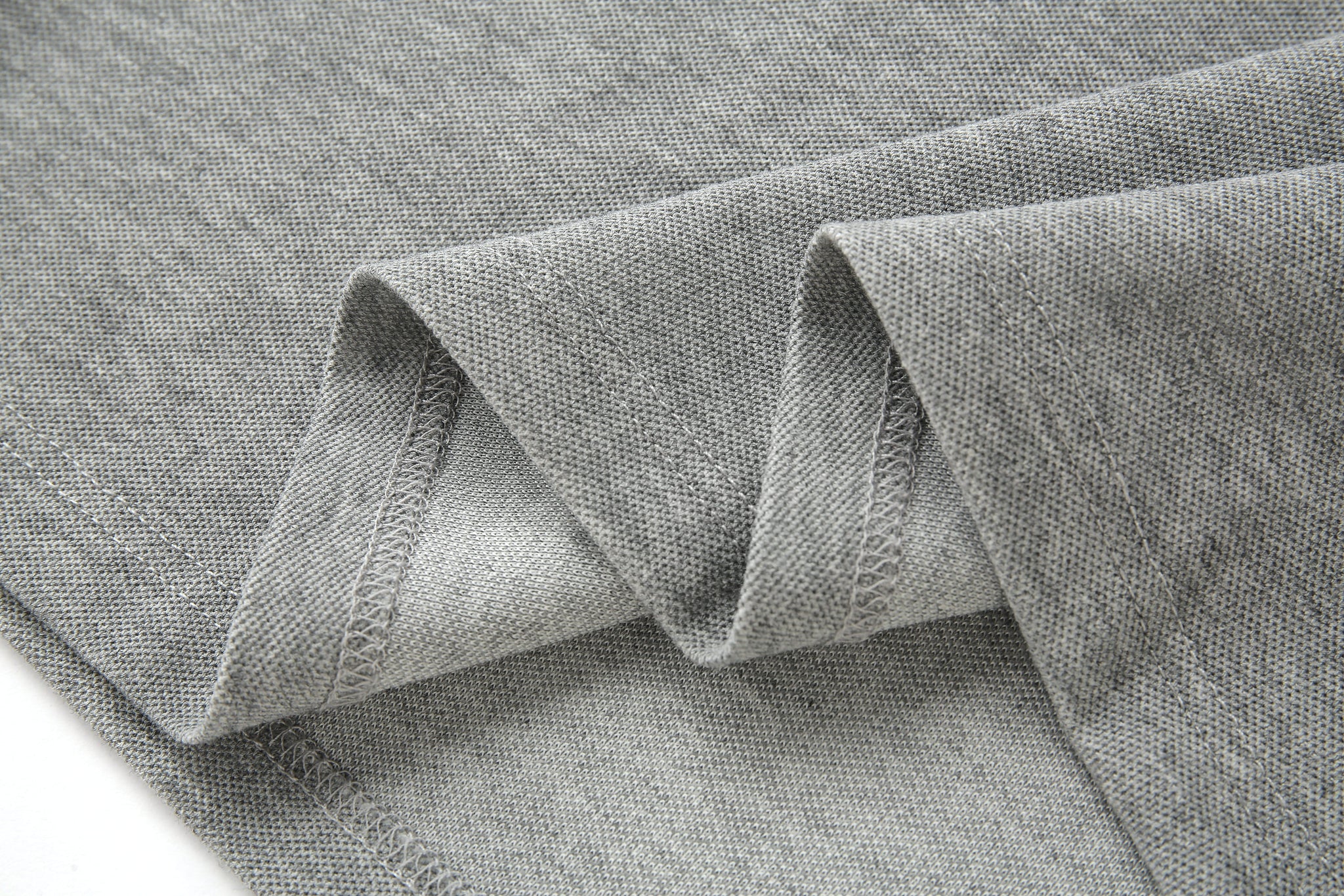 Camiseta 34591# Tipo Polo Gris Para Hombre