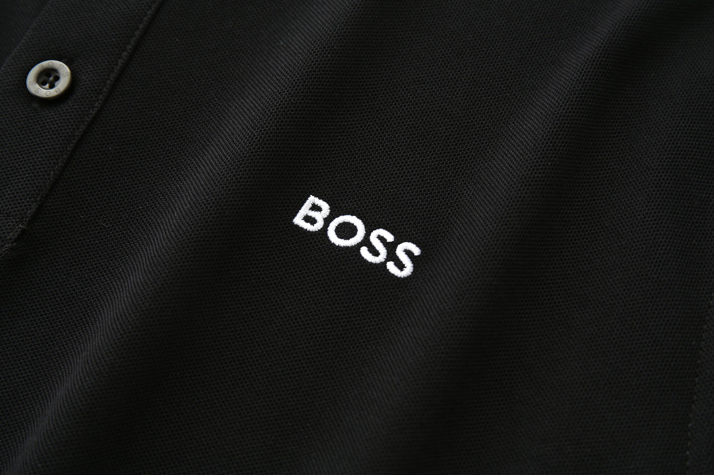 Camiseta 22346# Tipo Polo Negra Para Hombre