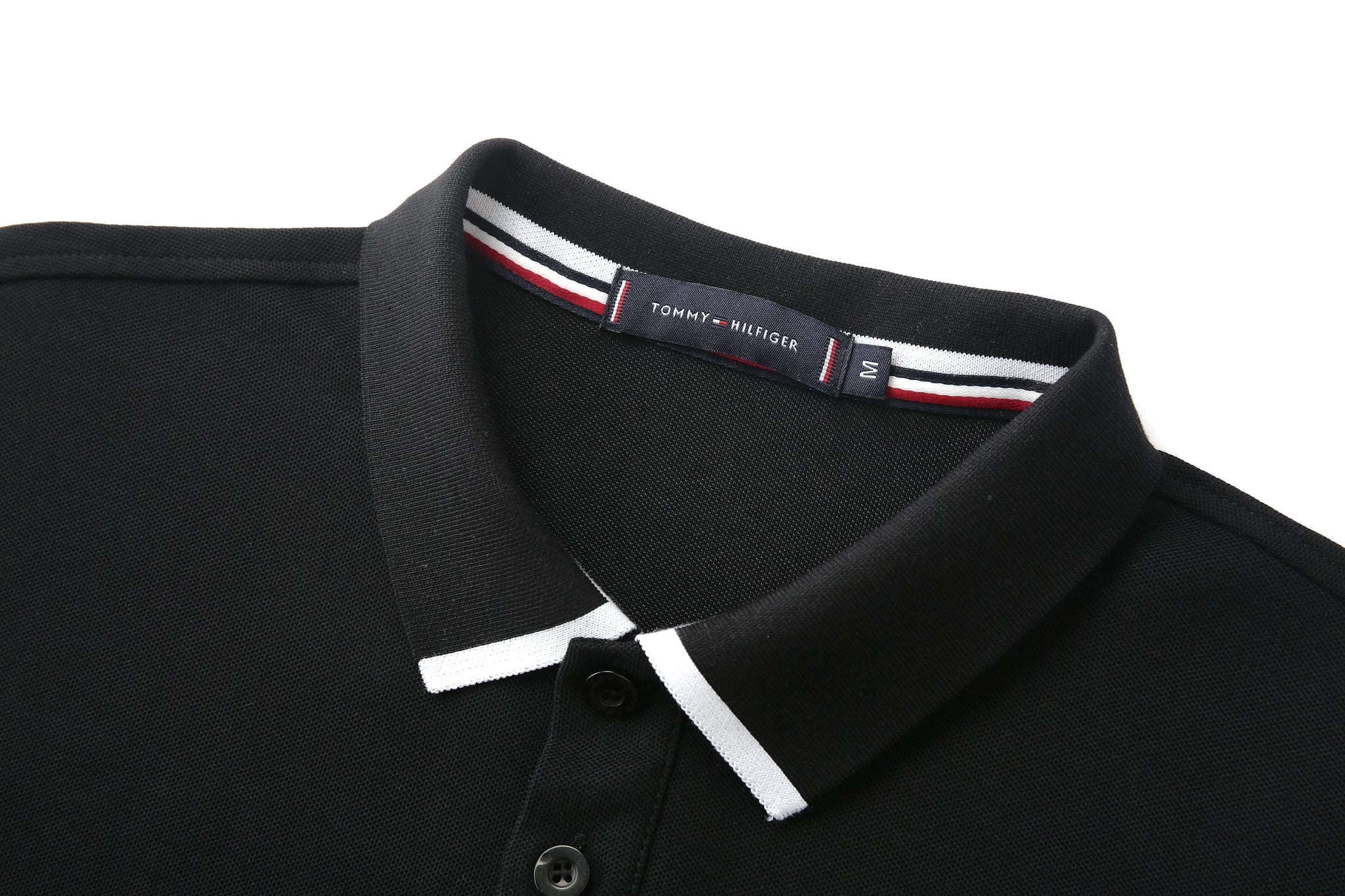 Camiseta 22343# Tipo Polo Negra Para Hombre