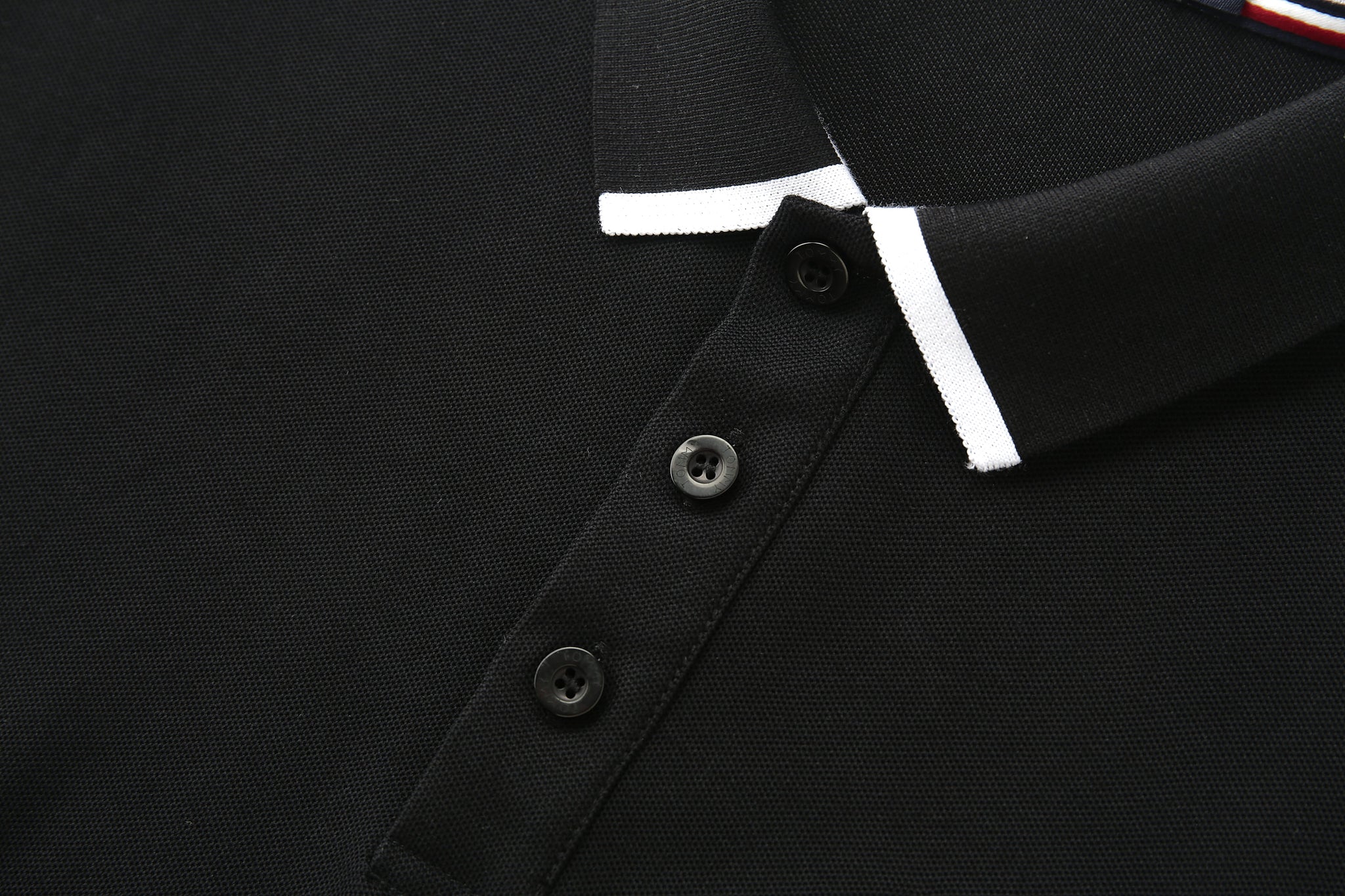 Camiseta 22343# Tipo Polo Negra Para Hombre