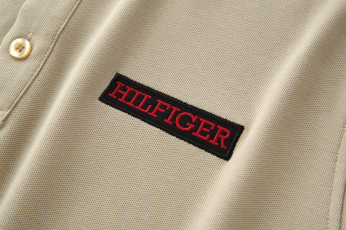 Camiseta 22343# Tipo Polo Khaki Para Hombre