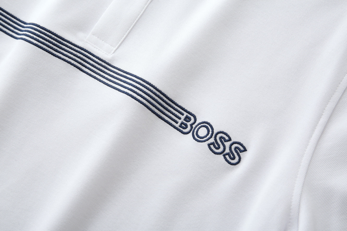 Camiseta 22353# Tipo Polo Blanca Para Hombre
