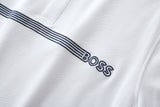 Camiseta 22353# Tipo Polo Blanca Para Hombre