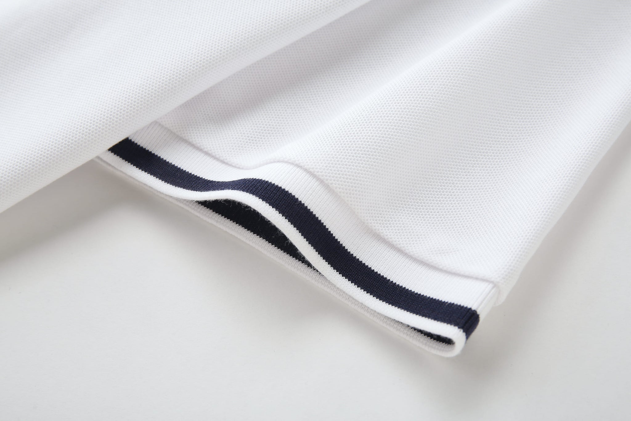 Camiseta 22353# Tipo Polo Blanca Para Hombre