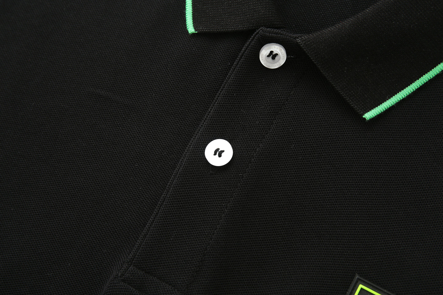 Camiseta 22346# Tipo Polo Negra Para hombre