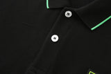 Camiseta 22346# Tipo Polo Negra Para hombre