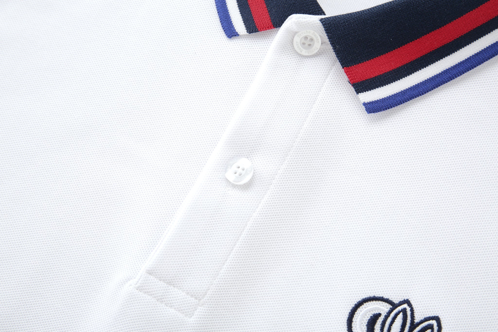 Camiseta 22466# Tipo Polo Blanca Para Hombre