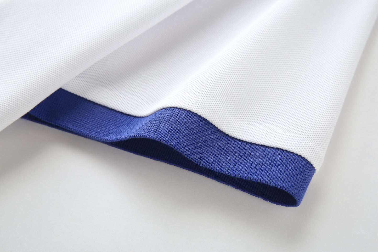 Camiseta 22466# Tipo Polo Blanca Para Hombre