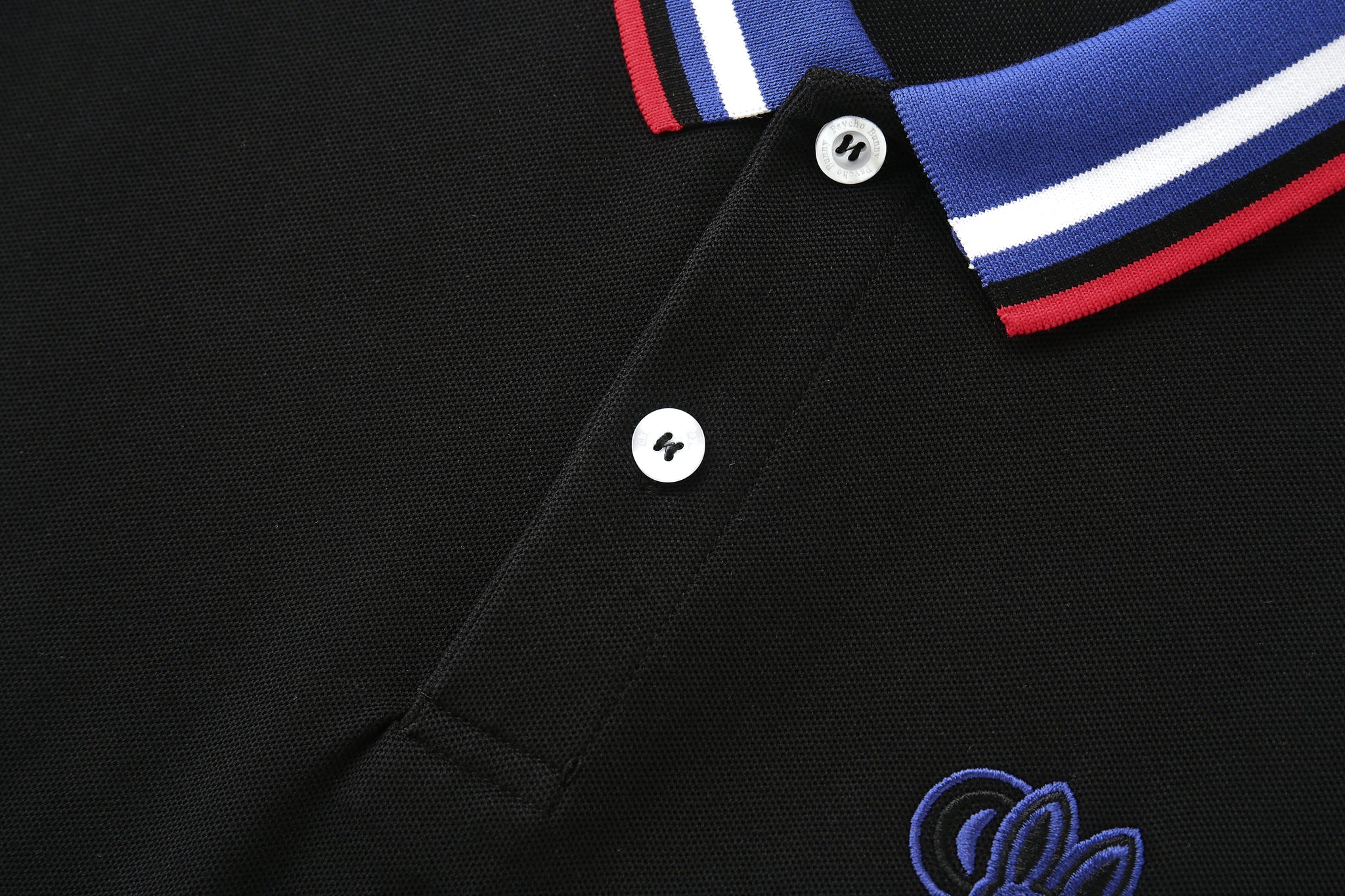Camiseta 22466# Tipo Polo Negra Para Hombre