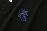 Camiseta 22466# Tipo Polo Negra Para Hombre