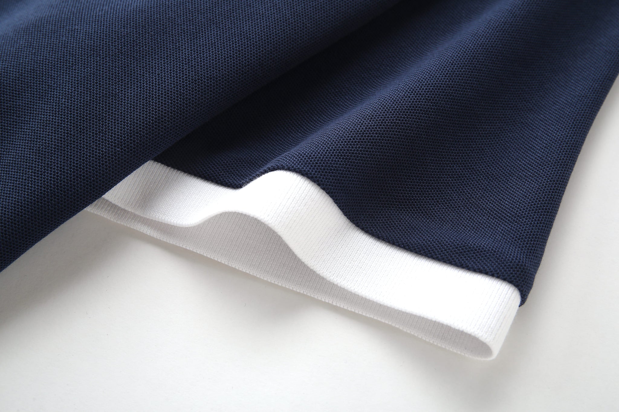 Camiseta 22466# Tipo Polo Azul Oscuro Para Hombre