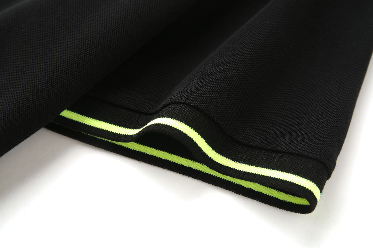 Camiseta 22476# Tipo Polo Negra Para Hombre