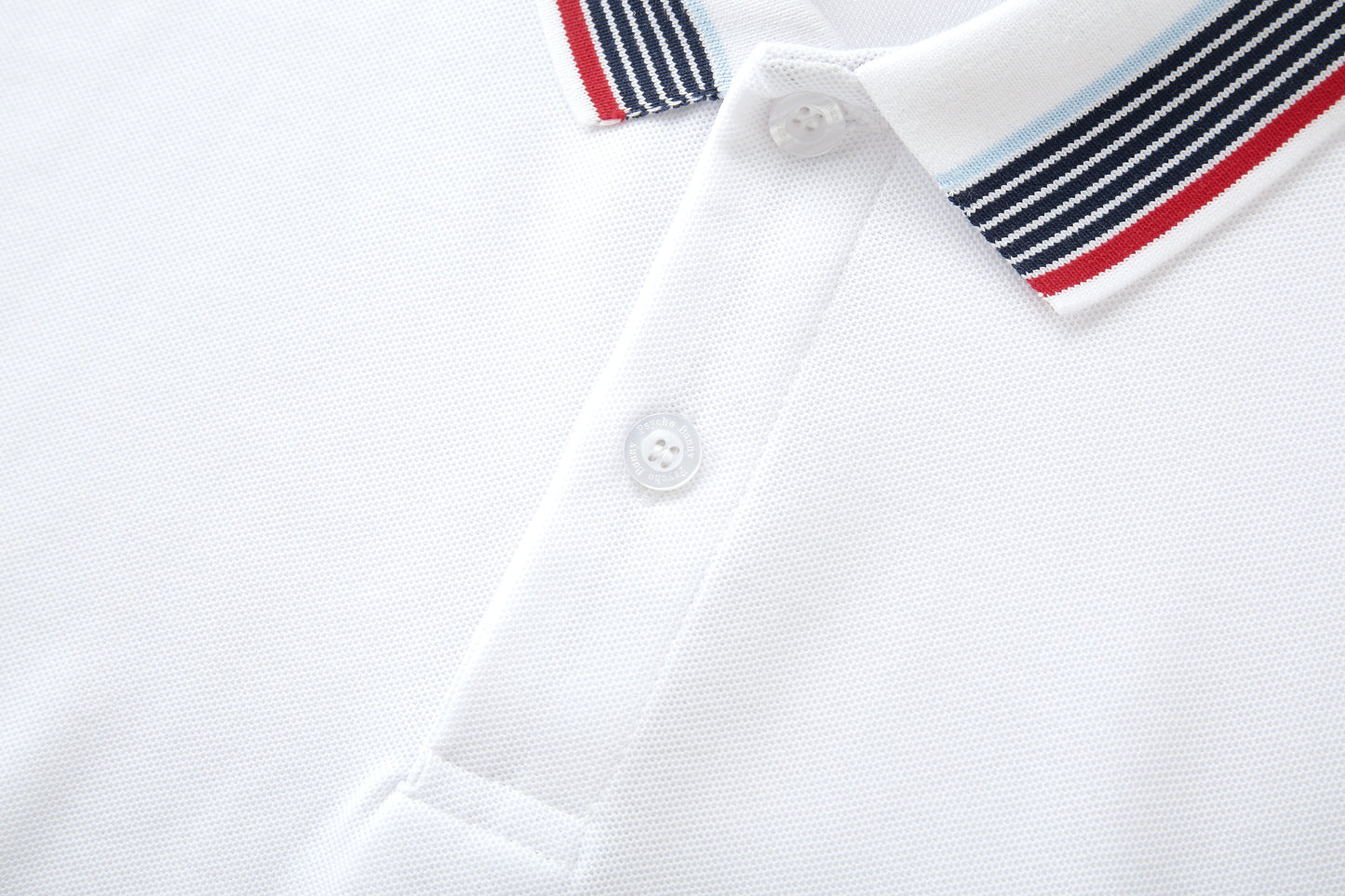 Camiseta 22476# Tipo Polo Blanca Para Hombre