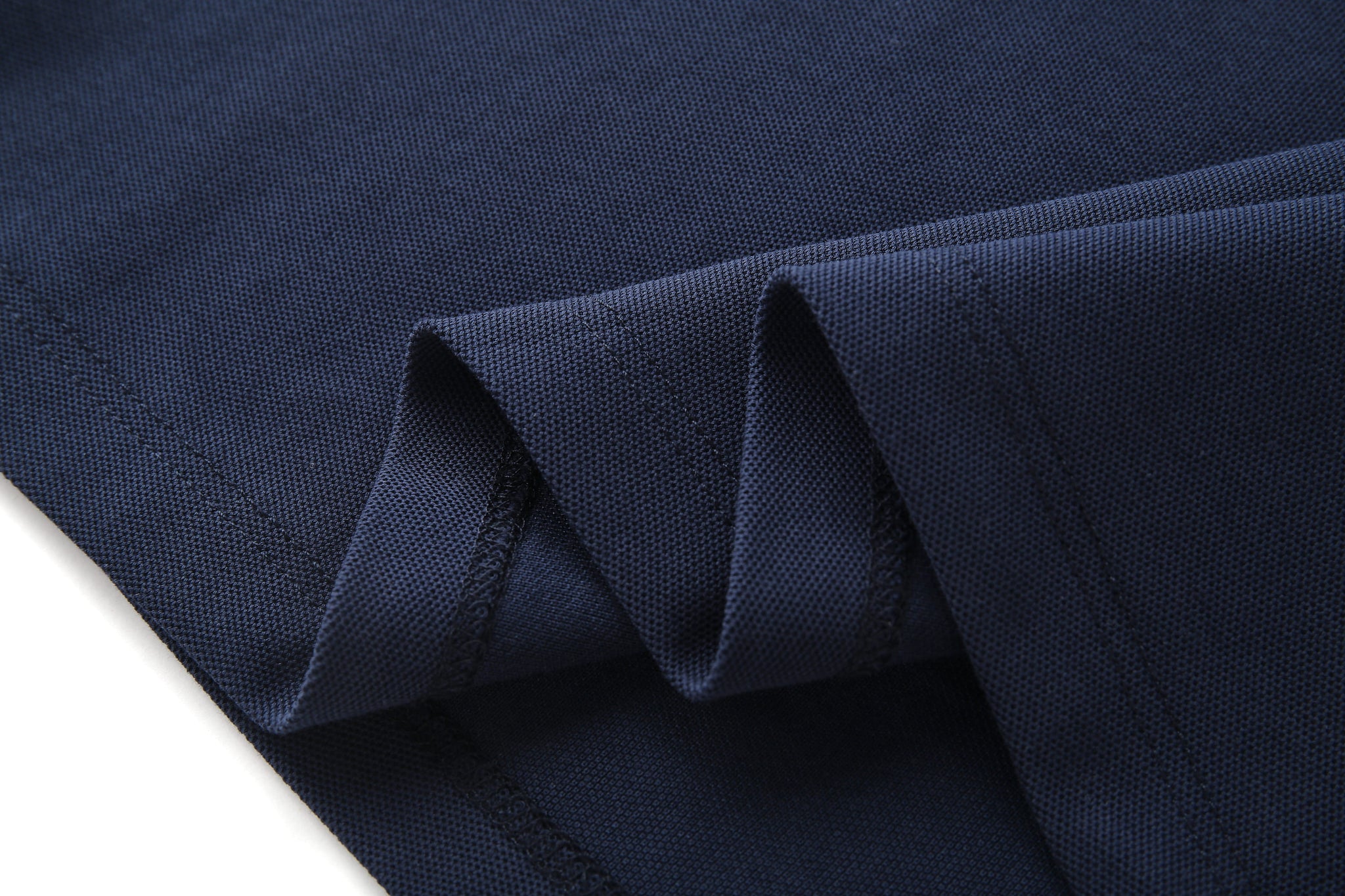 Camiseta 22476# Tipo Polo Azul Oscuro Para Hombre