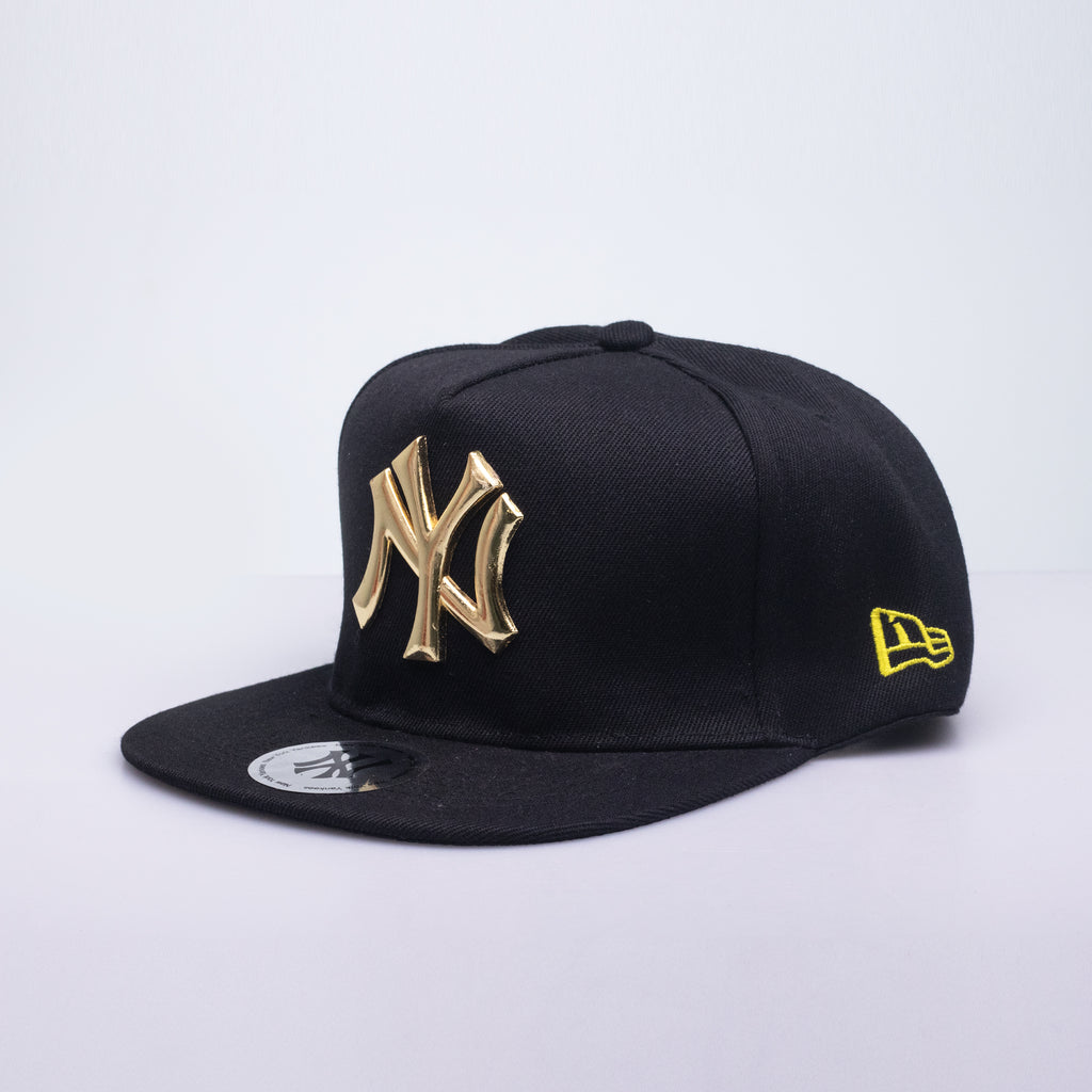GORRA NY PLANA NEGRA
