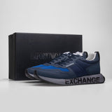 ZAPATILLA ARM LEATHER Blue Armani