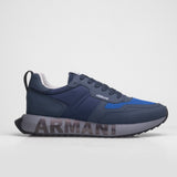 ZAPATILLA ARM LEATHER Blue Armani