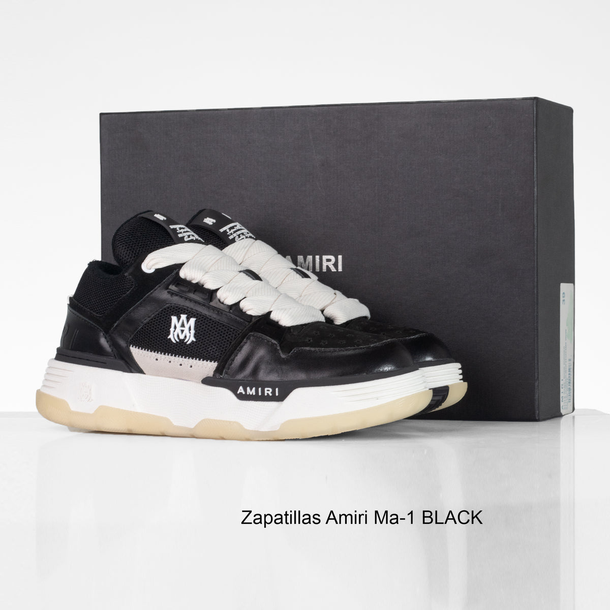 ZAPATILLA AMIRI Ma-1 NEGRO