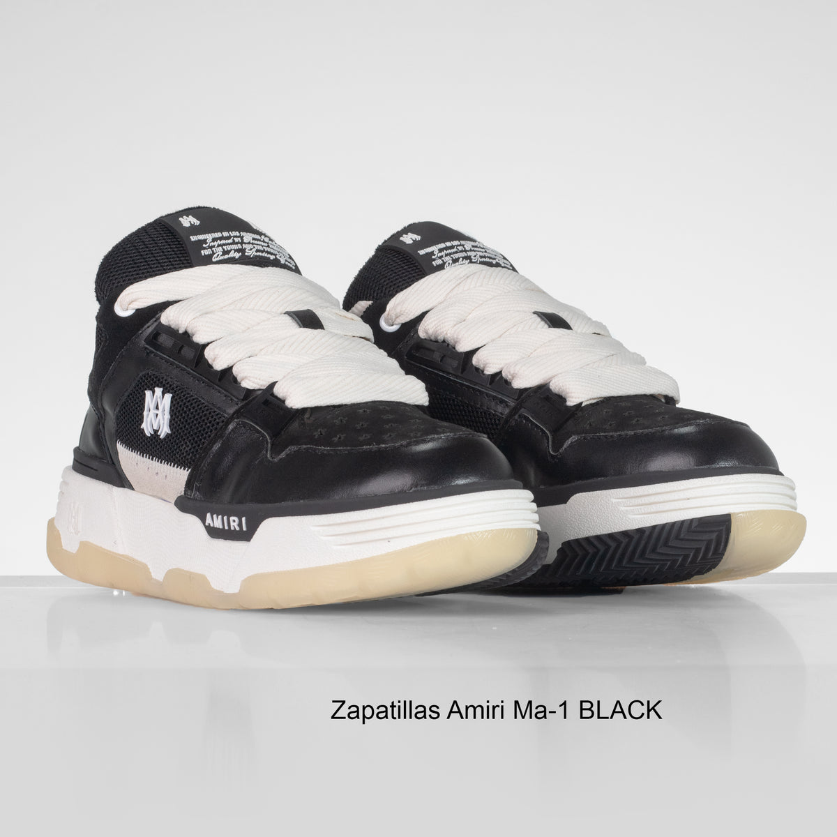 ZAPATILLA AMIRI Ma-1 NEGRO