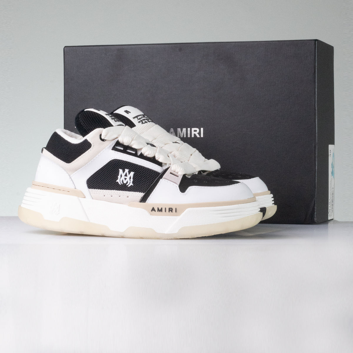 Zapatillas MA-1 Negro/Blanco Ref. Amiri