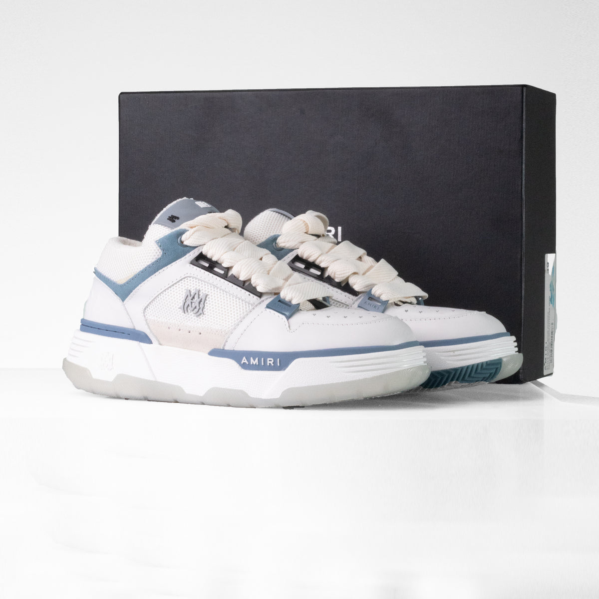 Zapatillas MA-1 Blanco y Azul Ref. Amiri