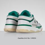 ZAPATILLA AMIRI Ma-1  BLANCO-VERDE