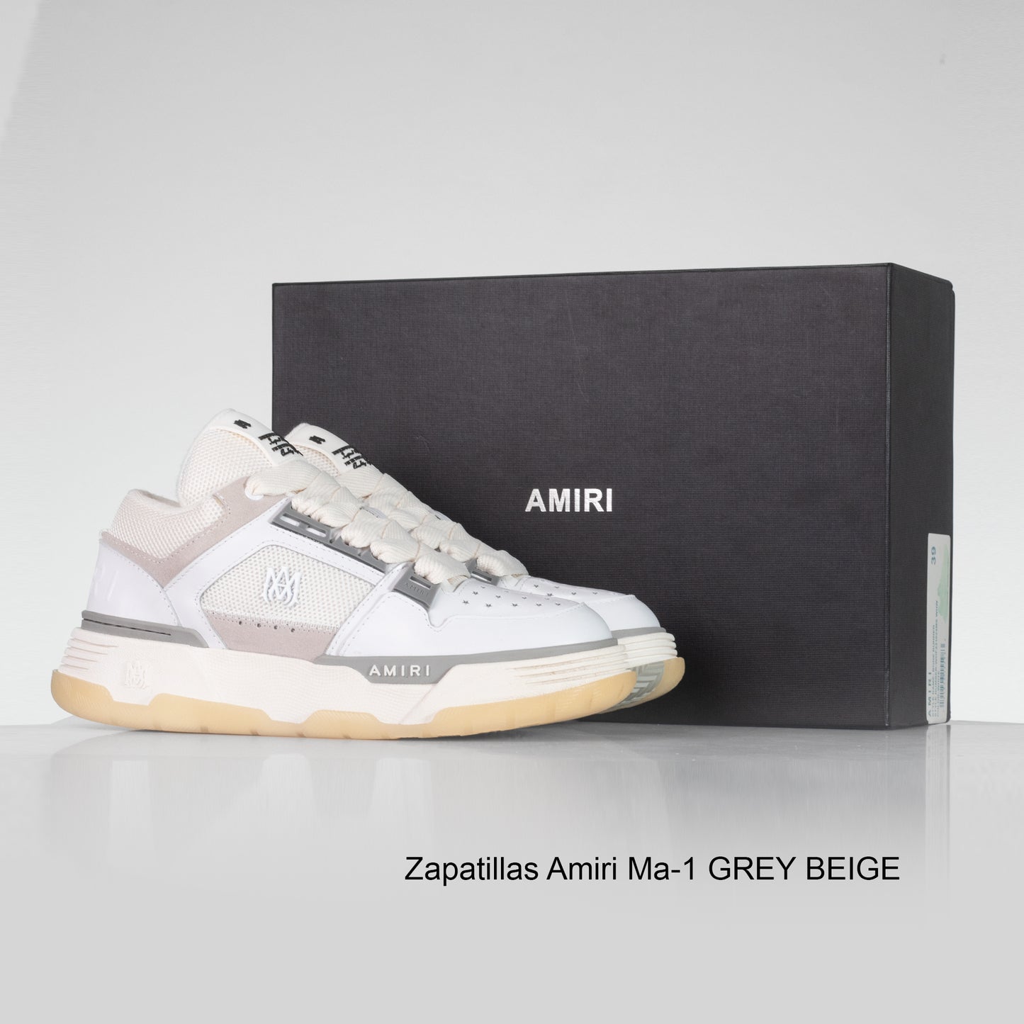 ZAPATILLA AMIRI Ma-1  BLANCO-GRIS