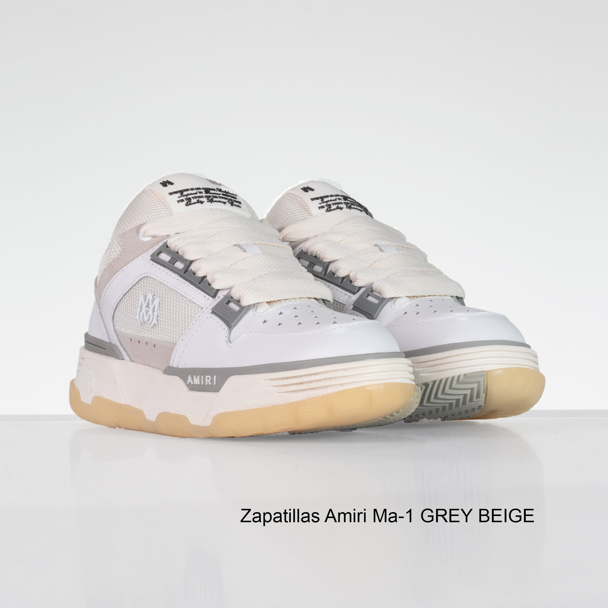 ZAPATILLA AMIRI Ma-1  BLANCO-GRIS