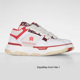 ZAPATILLA AMIRI Ma-1  BLANCO-ROJO