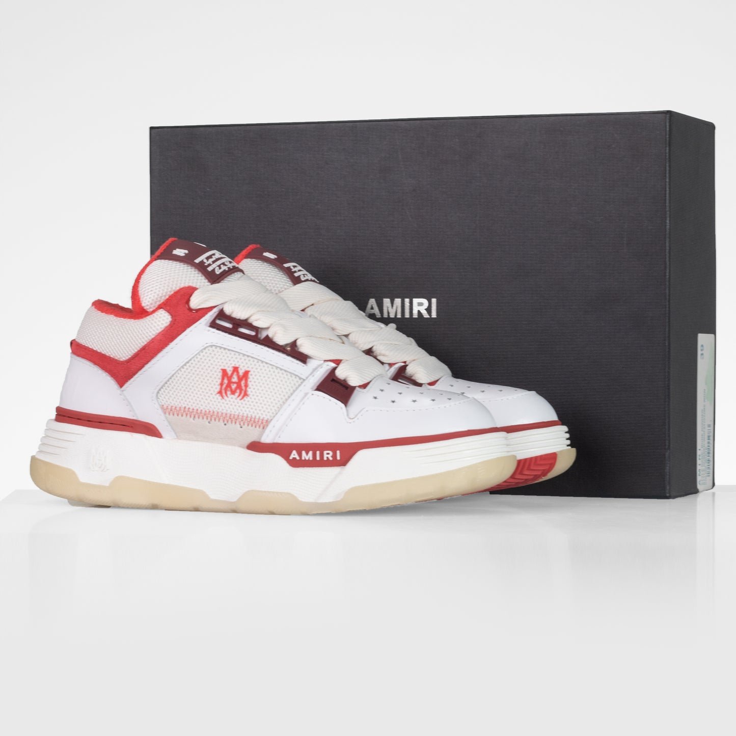 ZAPATILLA AMIRI Ma-1  BLANCO-ROJO