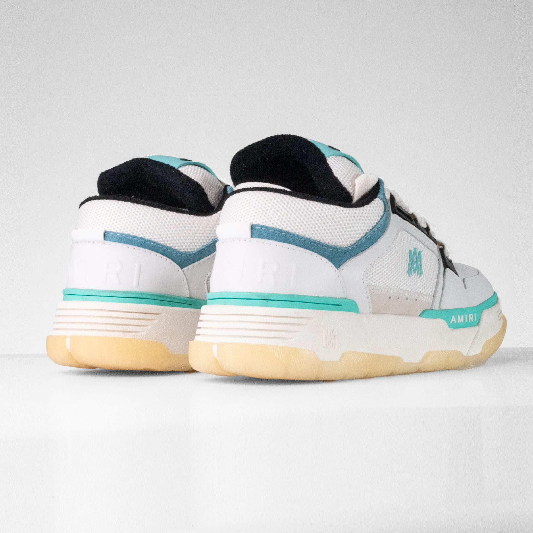 Zapatillas MA-1 Blanco y Turquesa Ref. Amiri