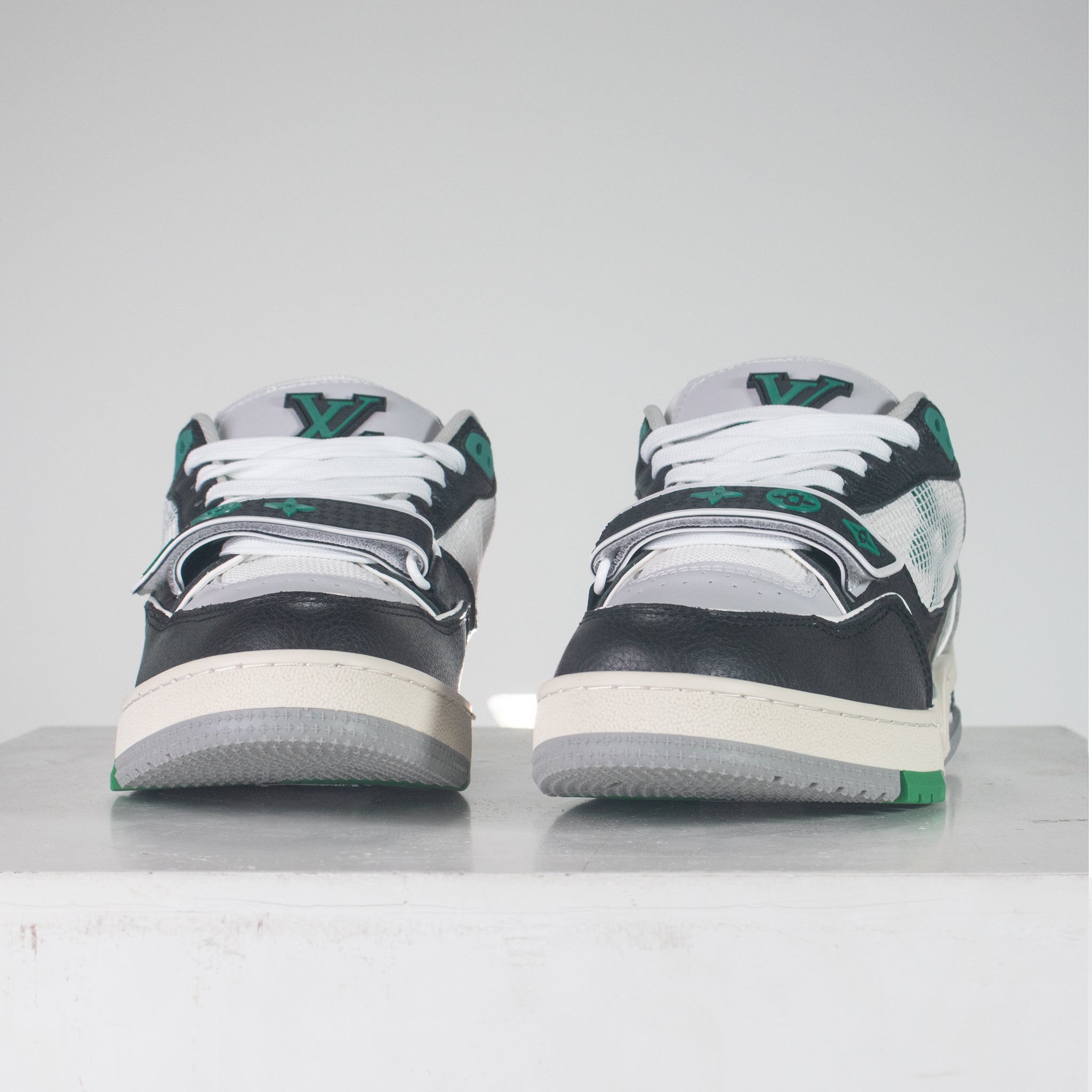 Sneakers LV Trainer Grey/Green