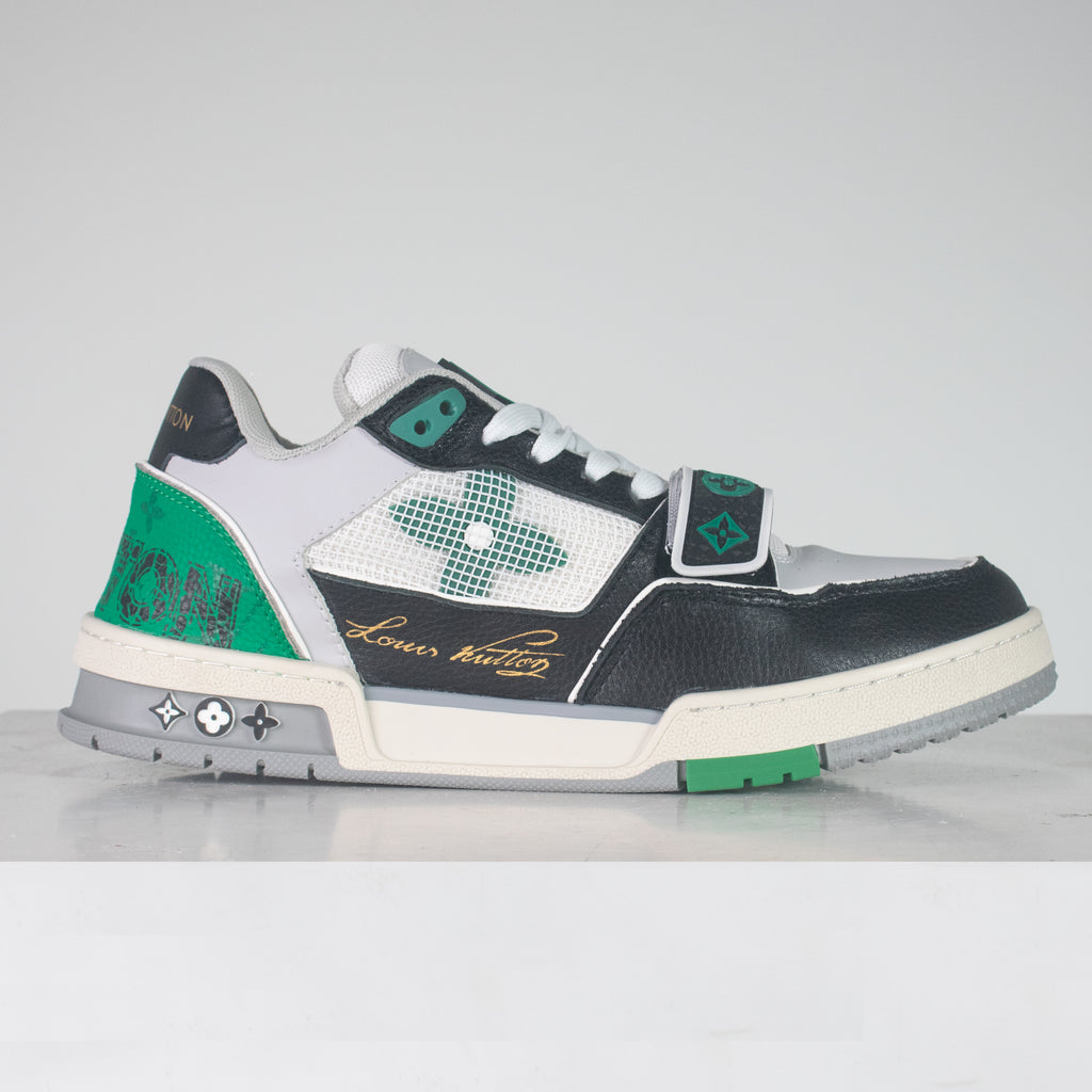 Sneakers LV Trainer Grey/Green