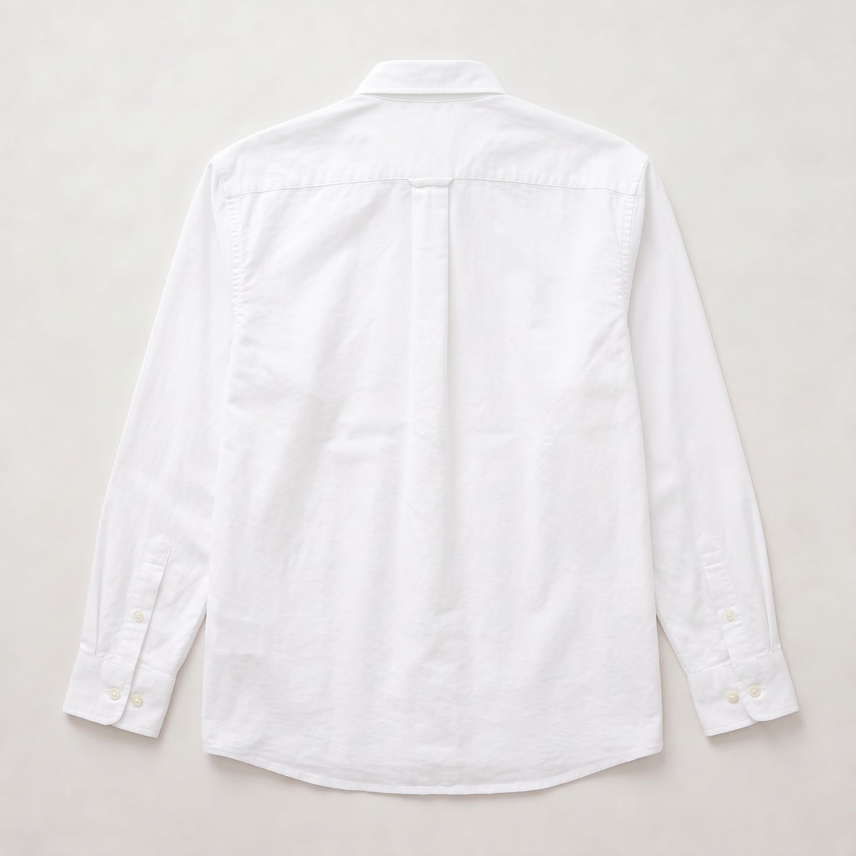 Camisa 50018 Manga larga  Blanco para hombre