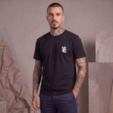 Camiseta 661114 Estampada Negro para hombre
