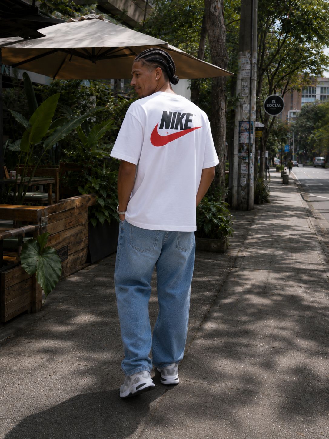 Camiseta 788362 Oversize Blanco para hombre