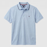Camiseta 185043 Tipo Polo Azul Claro para hombre