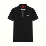 Camiseta 185027 Tipo Polo Negro para hombre
