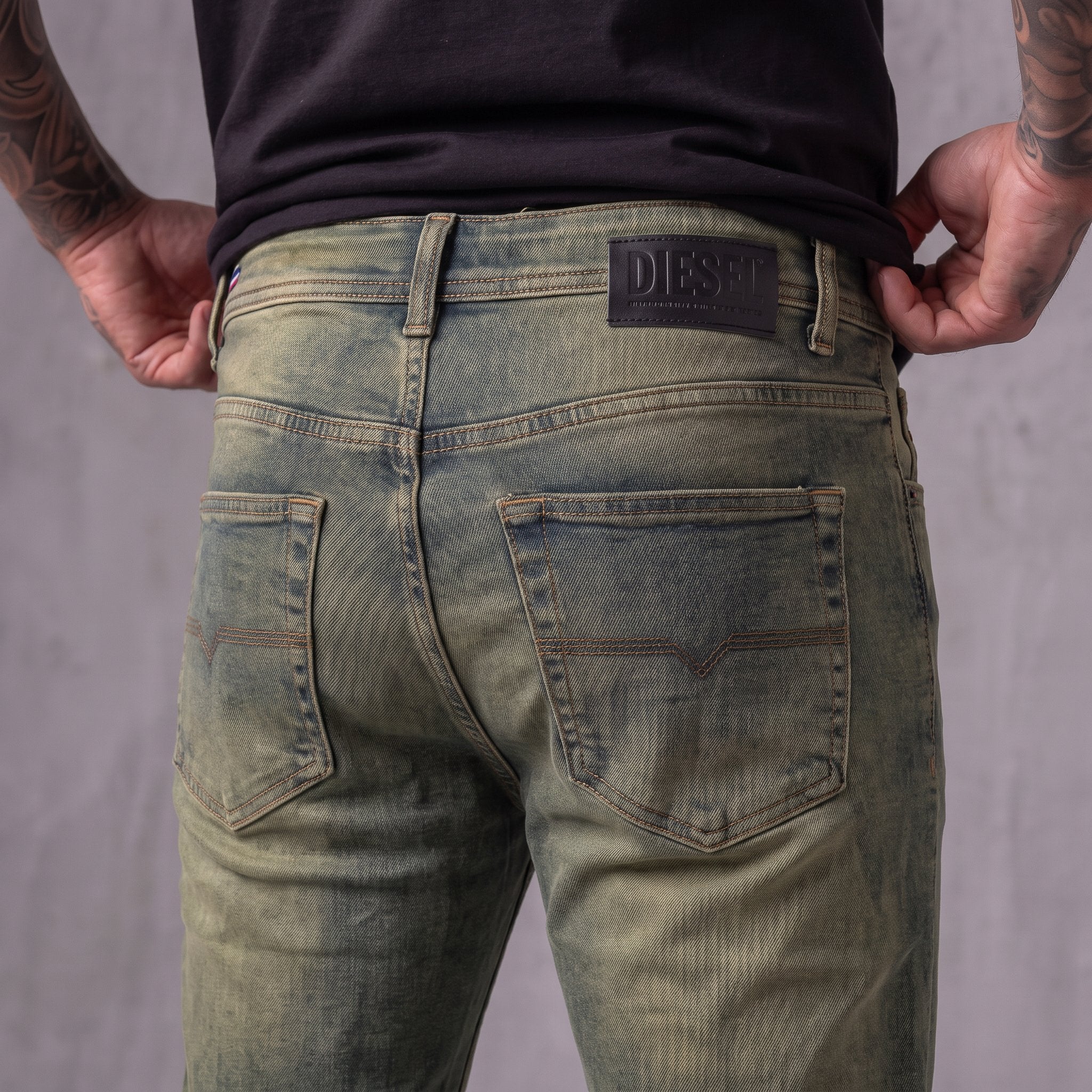 Jean DSL GCK005 Azul/Cafe Para Hombre