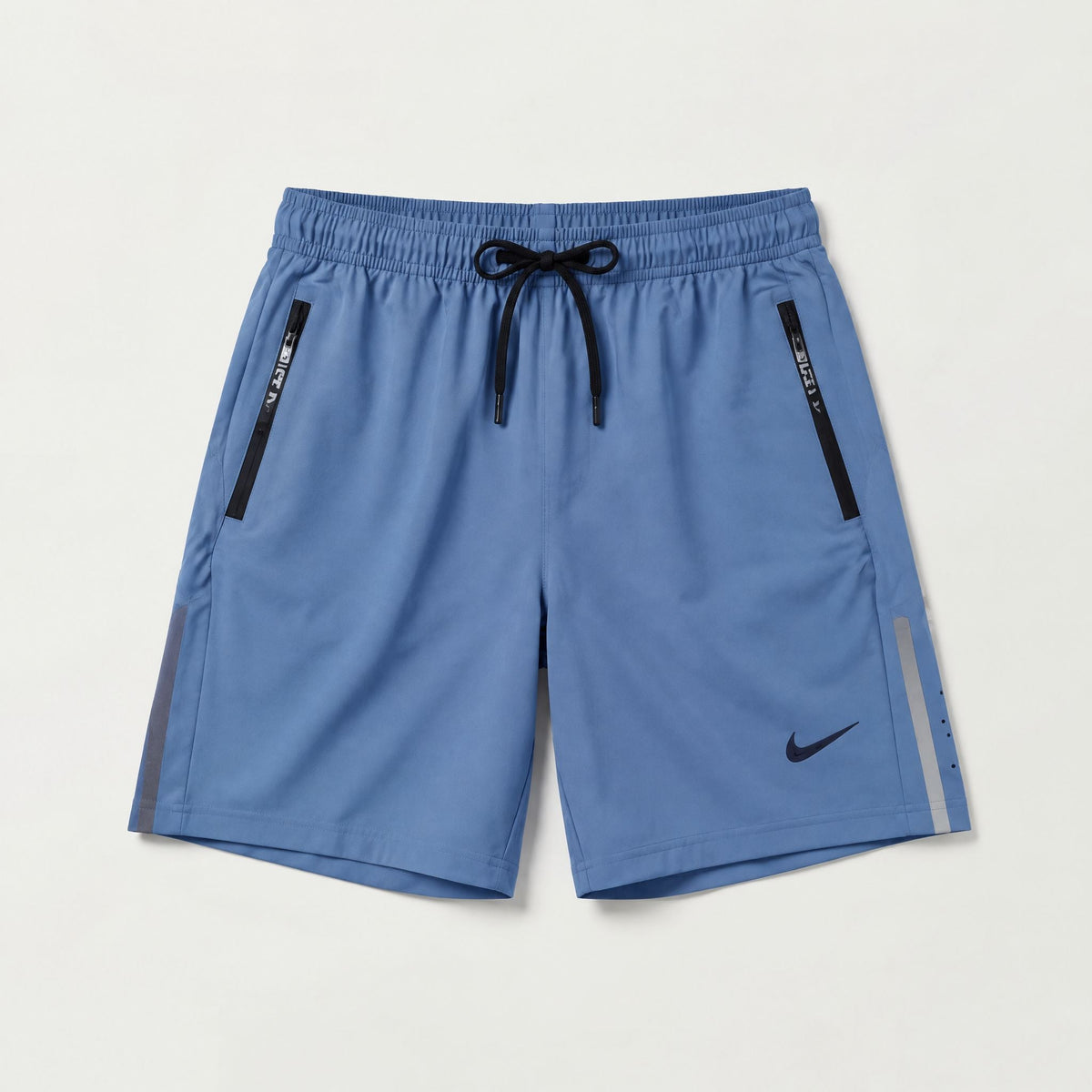 Pantaloneta Deportiva PAN07 Gris/Azul para hombre