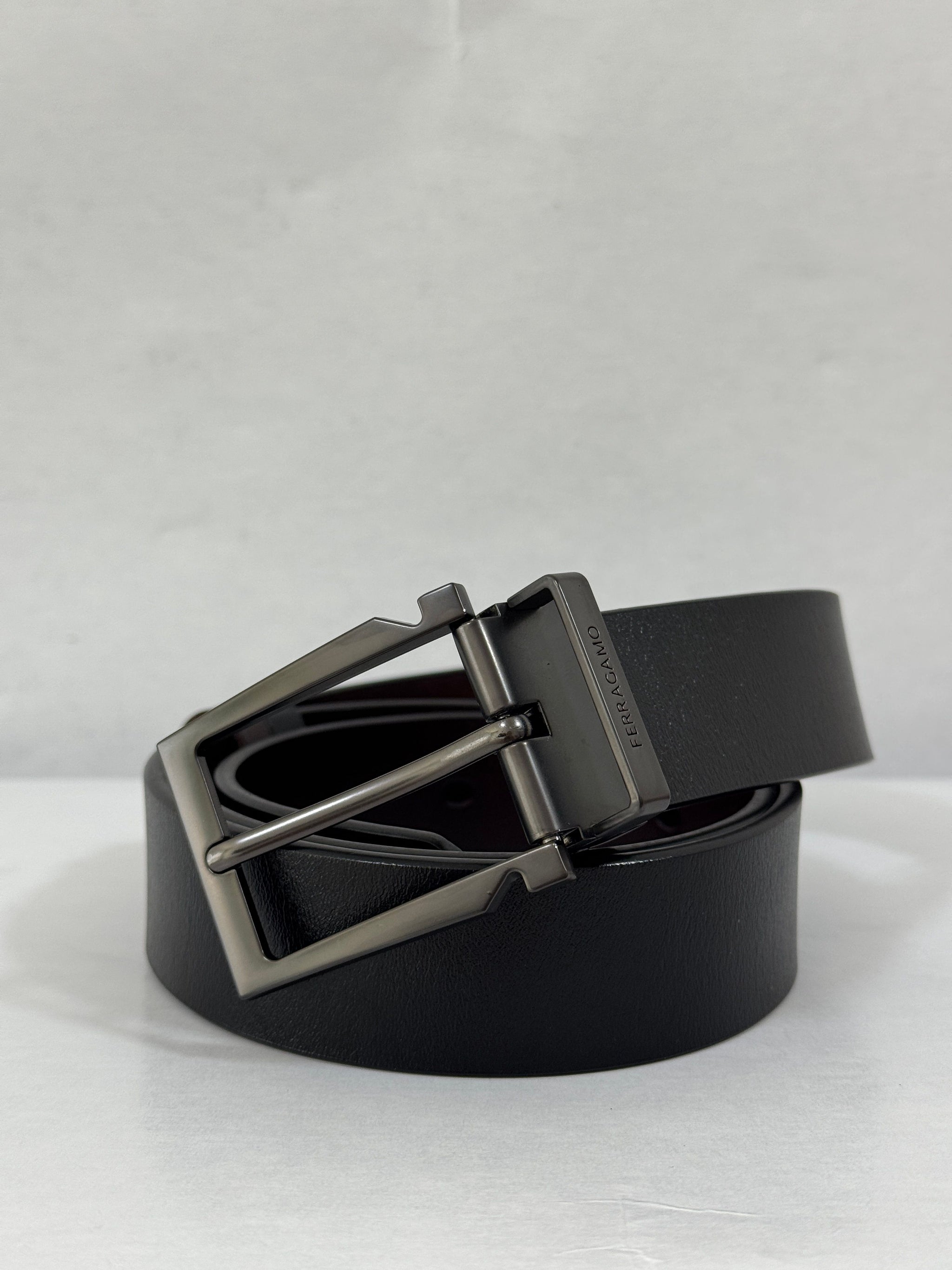 Correa FER 1786 Doble Faz- Negro Para Hombre